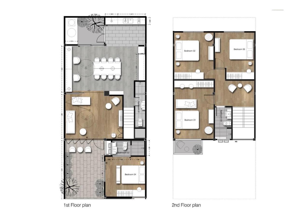Aridom Designer Loft House Villa Bangkok Exterior foto
